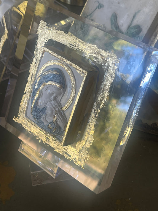 Sacred Embrace in Cobalt