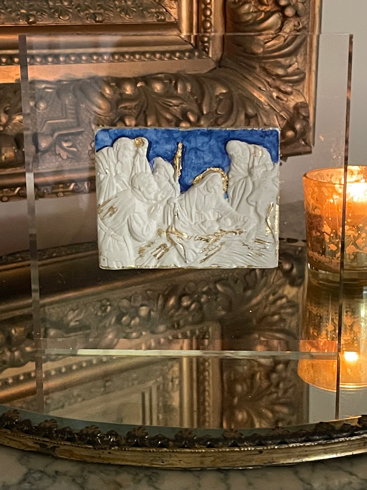 The Nativity in Cobalt