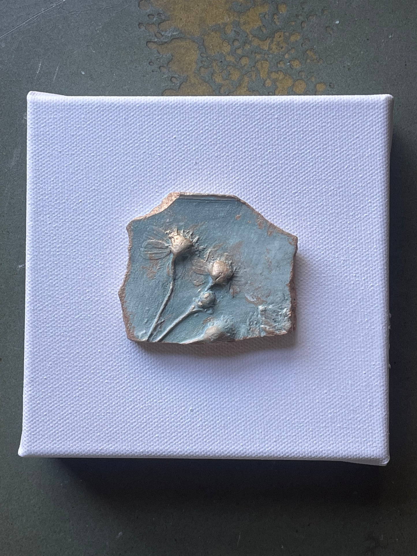 Delta Wildflowers Botanical Bas Relief