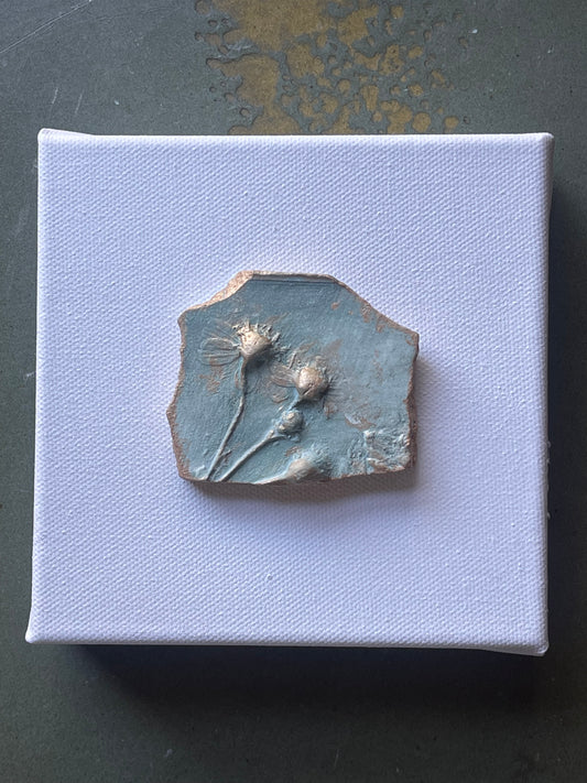 Delta Wildflowers Botanical Bas Relief