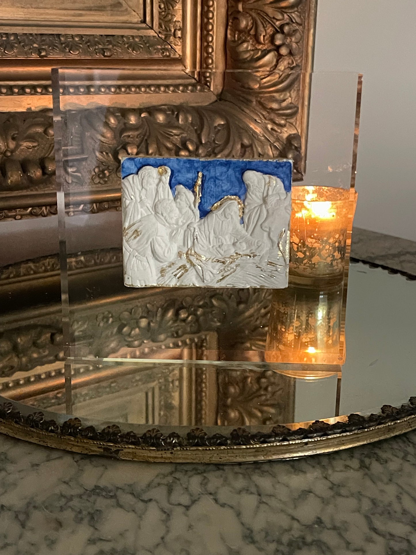 The Nativity in Cobalt