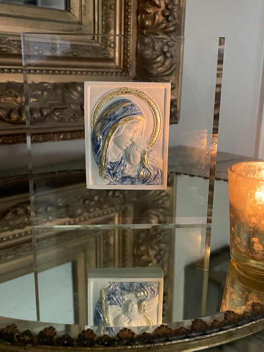 Sacred Embrace in Cobalt