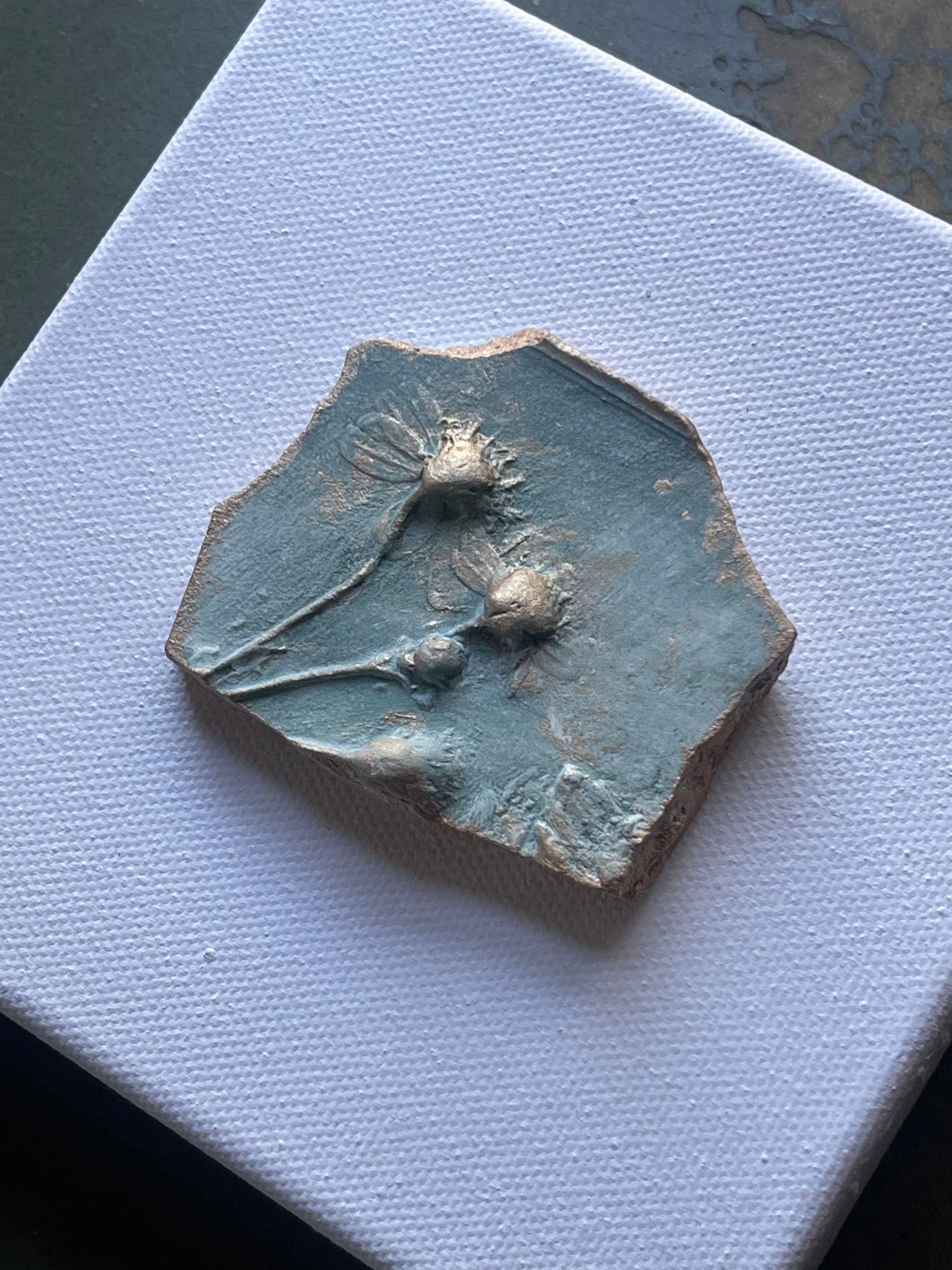 Delta Wildflowers Botanical Bas Relief