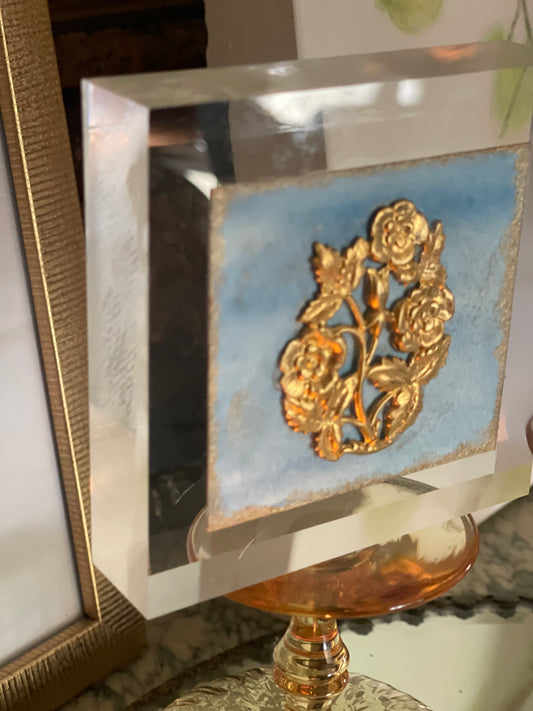 River Delta Blooms in Blue