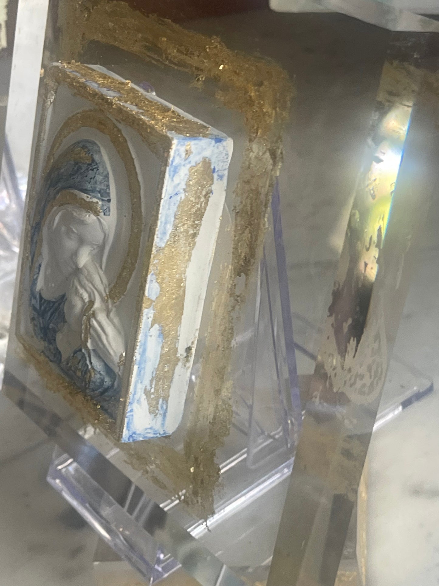 Sacred Embrace in Cobalt