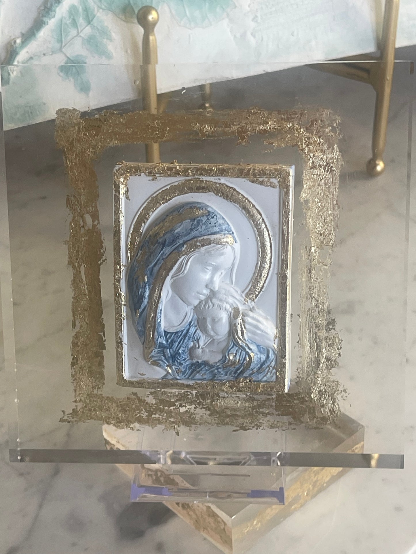 Sacred Embrace in Cobalt
