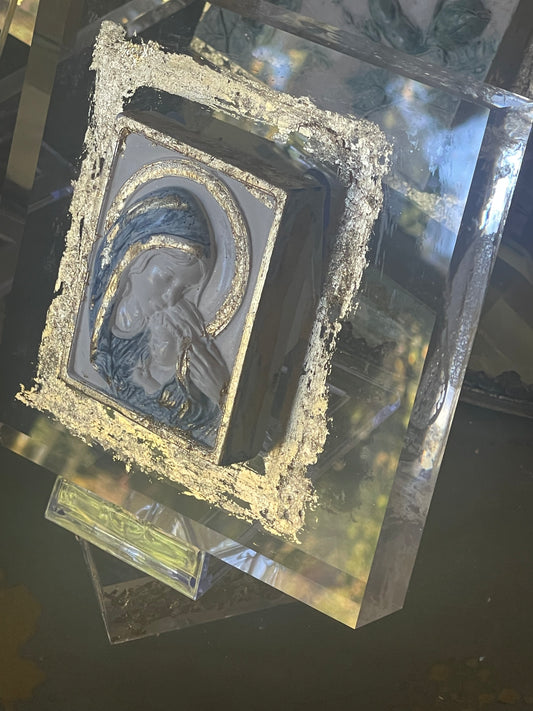 Sacred Embrace in Cobalt